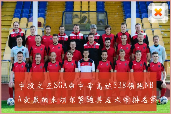 中投之王SGA命中率高达538领跑NBA麦康纳米切尔紧随其后大帝排名第七